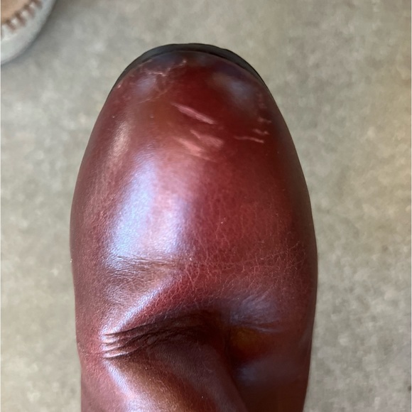 ❣️SOLD❣️Vintage Circa 1970’s Strafford Italian leather boot w fan detail size 6 - Picture 3 of 11